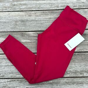 Lululemon Wunder Train‎ High-Rise Tight 28" ruby red size 14 NWT LEGGINGS